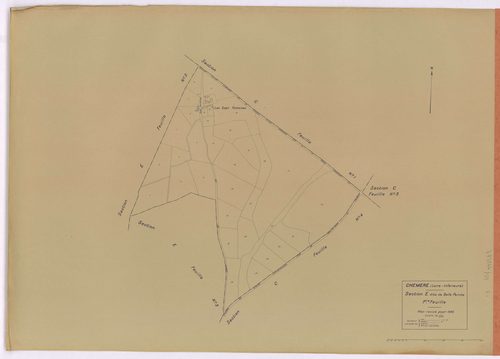 Chéméré - Section E1 Belle Perche (section de) ; 1-33