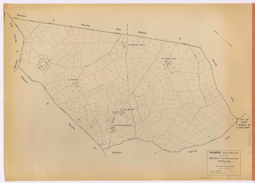 Chéméré - Section F1 Grands Houx (section des) ; 1-223