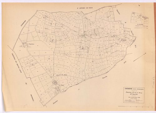 Chéméré - Section G2 Bourg (section du) ; 388-947