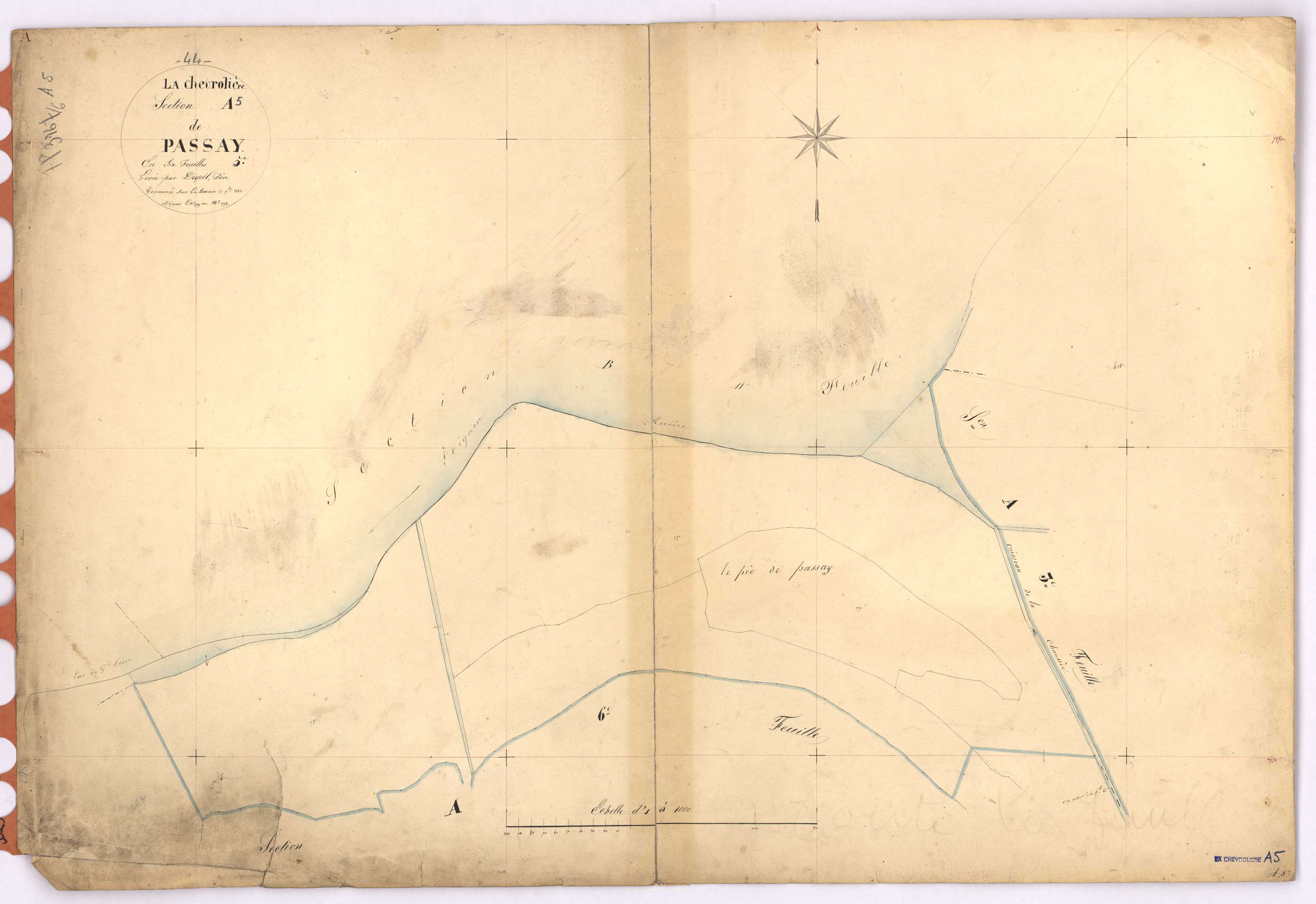 La Chevrolière - Section A5 Passay (section de) ; 1789-1792