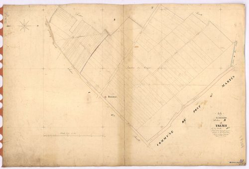 La Chevrolière - Section B1 Trejet (section de) ; 1-105