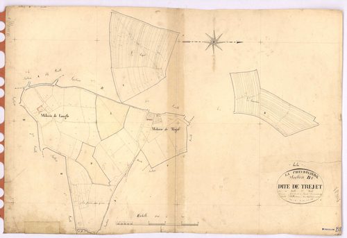 La Chevrolière - Section B8 Trejet (section de) ; 2100-2234
