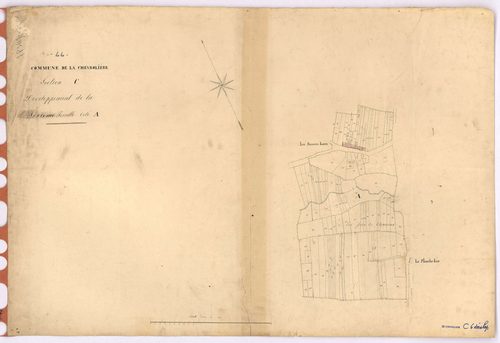La Chevrolière - Section C6 (développement) Bourg (section du) ; 1507-1920 ; développement des prés de Charreux