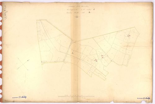 La Chevrolière - Section E3 (développement) Forêt de La Freudière (section de) ; 344-609 ; développement de la partie A