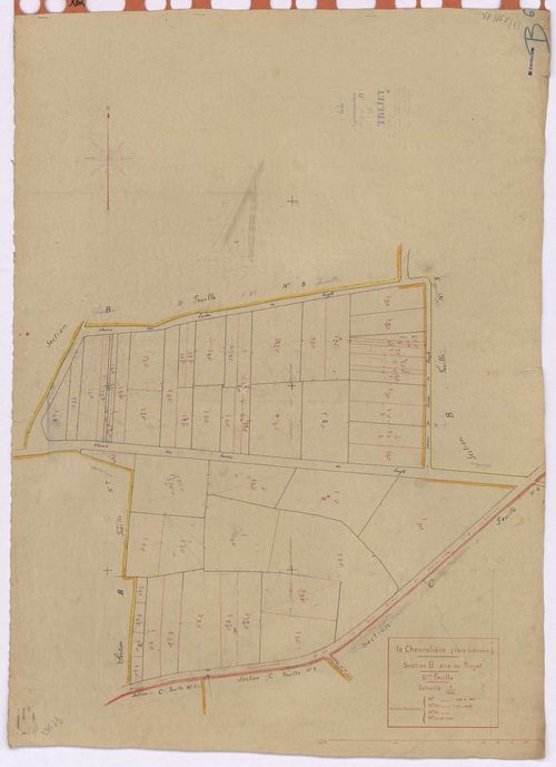 La Chevrolière - Section B6 Tréjet (section de) ; 1419-1475