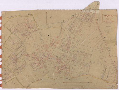 La Chevrolière - Section C6 Bourg (section du) ; 558-1034