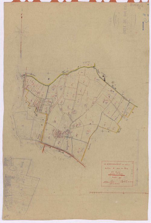 La Chevrolière - Section C8 Bourg (section du) ; 1340-1407