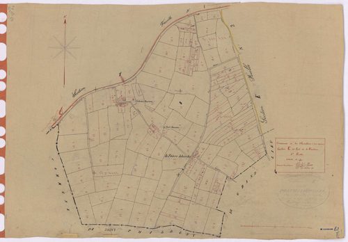 La Chevrolière - Section E1 Forêt de La Freudière (section de La) ; 1-157