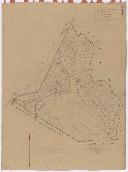 La Chevrolière - Section E3 Forêt de La Freudière (section de La) ; 336-572