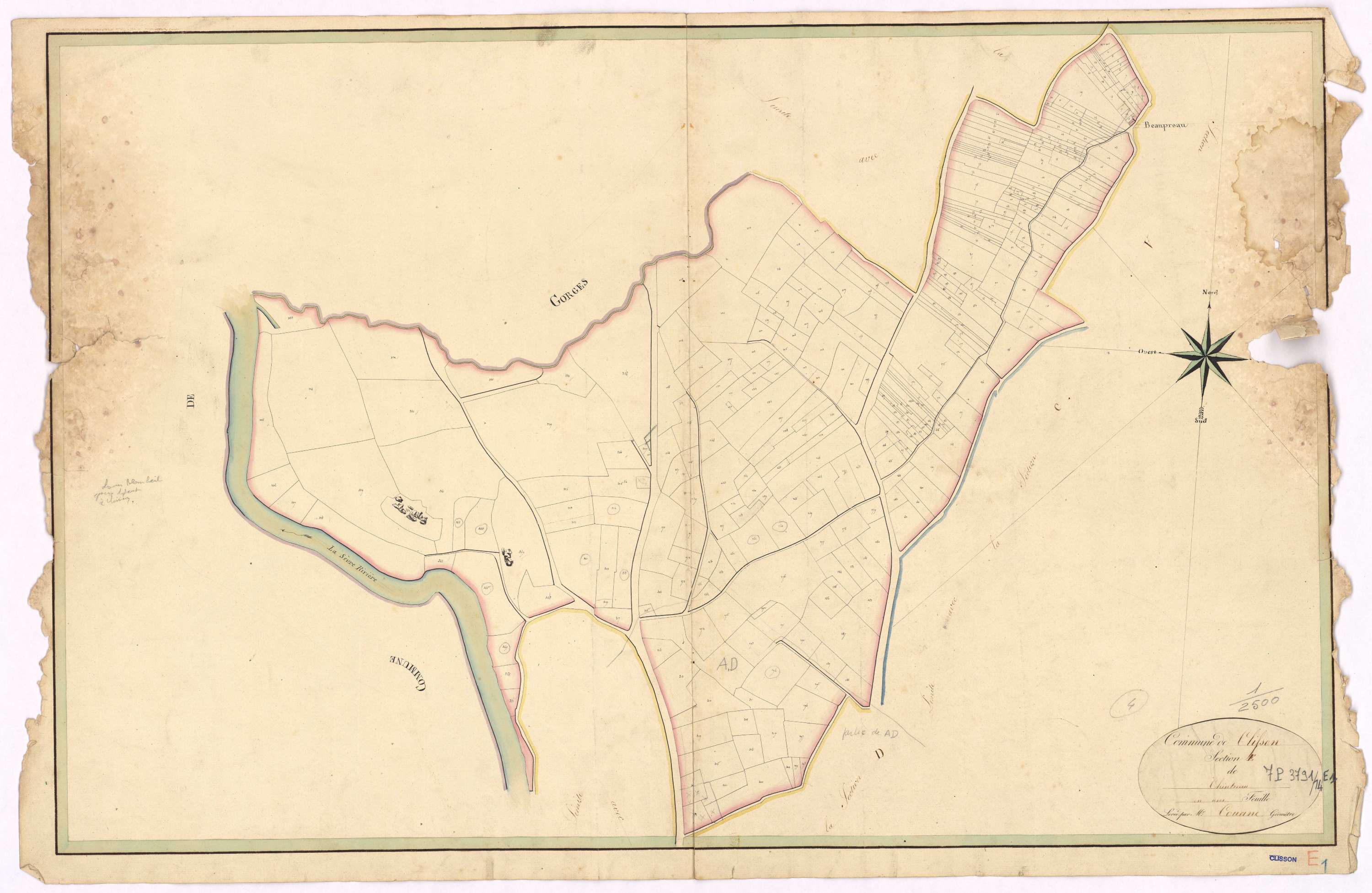 Clisson - Section E Chintreau (section de)