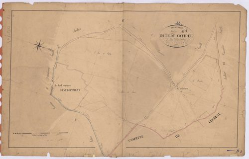 Conquereuil - Section B1 Cotidel (section de) ; 1-150