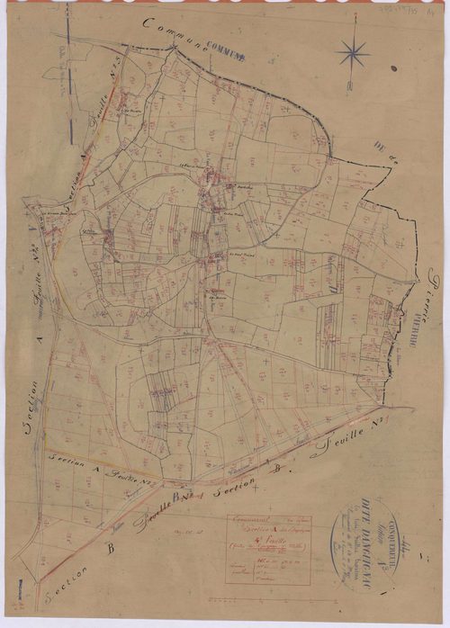 Conquereuil - Section A4 Auguignac (section d') ; 582-920