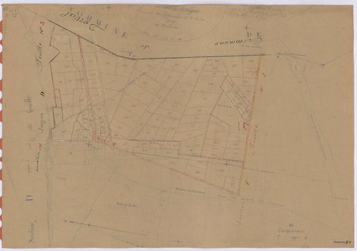 Conquereuil - Section E1 Landes (section des) ; 50-154