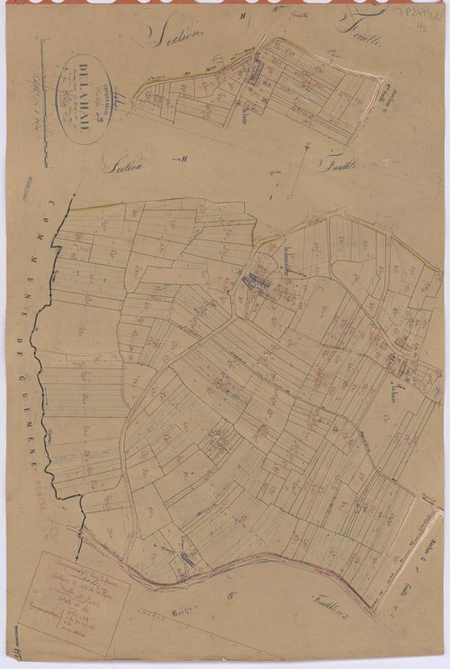 Conquereuil - Section H5 Haie (section de La) ; 725-947