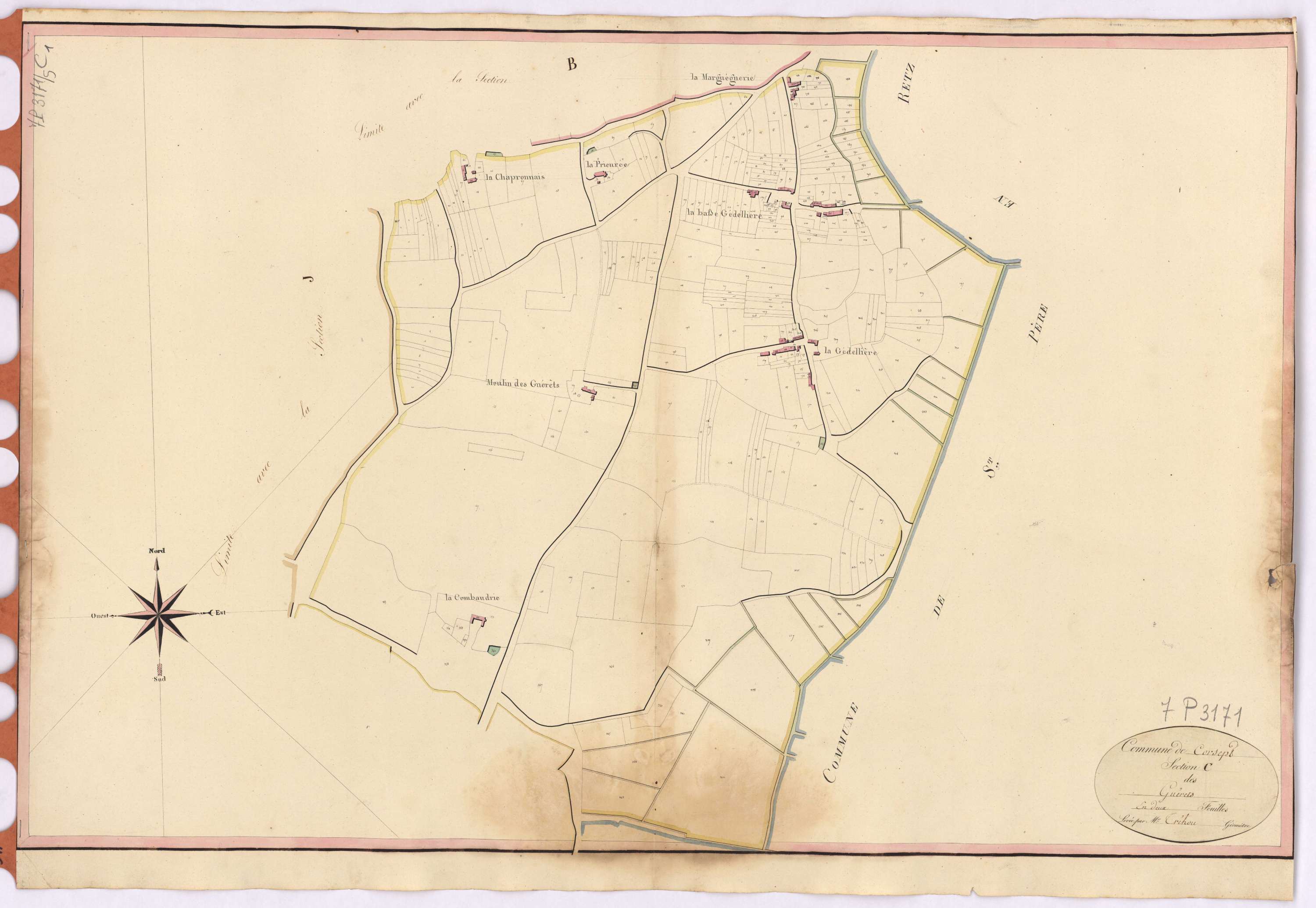 Corsept - Section C1 Guérêts (section des)