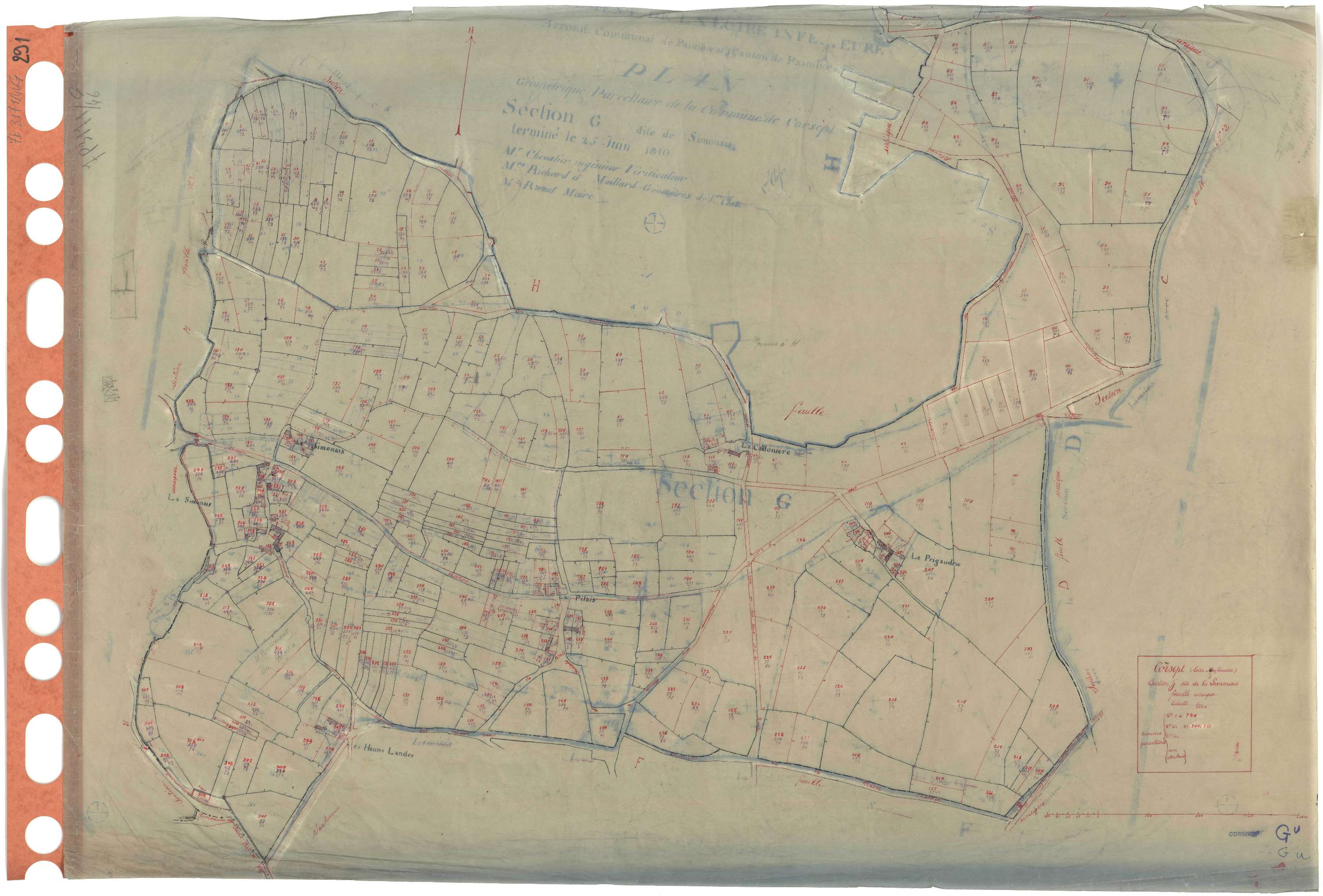 Corsept - Section G Simonais (section de La) . 1-346
