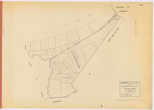 Corsept - Section A Prés (section des) ; 1-156