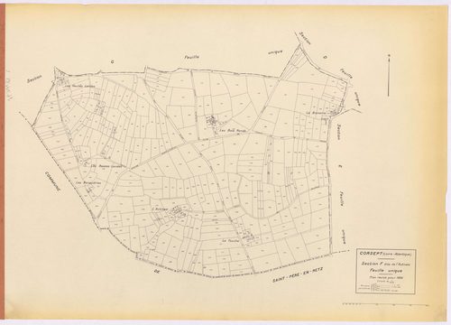 Corsept - Section F Autinais (section de l') ; 1-370