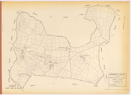 Corsept - Section G Simonais (section de La) ; 1-346