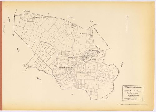 Corsept - Section H Mulotais (section de La) ; 1-372