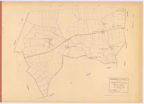 Corsept - Section K Moisans (section des) ; 1-223