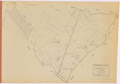 Corsept - Section L1 Greix (section des) ; 1-250