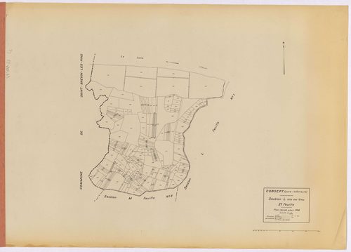 Corsept - Section L2 Greix (section des) ; 251-485