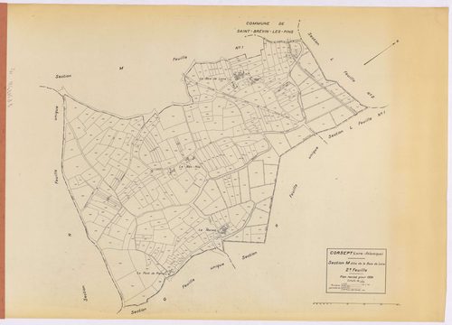 Corsept - Section M2 Baie de Loire (section de La) ; 254-616