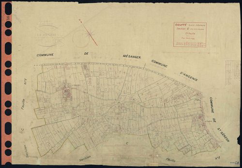 Couffé - Section C2 Jounière (section de La) . 581-1012