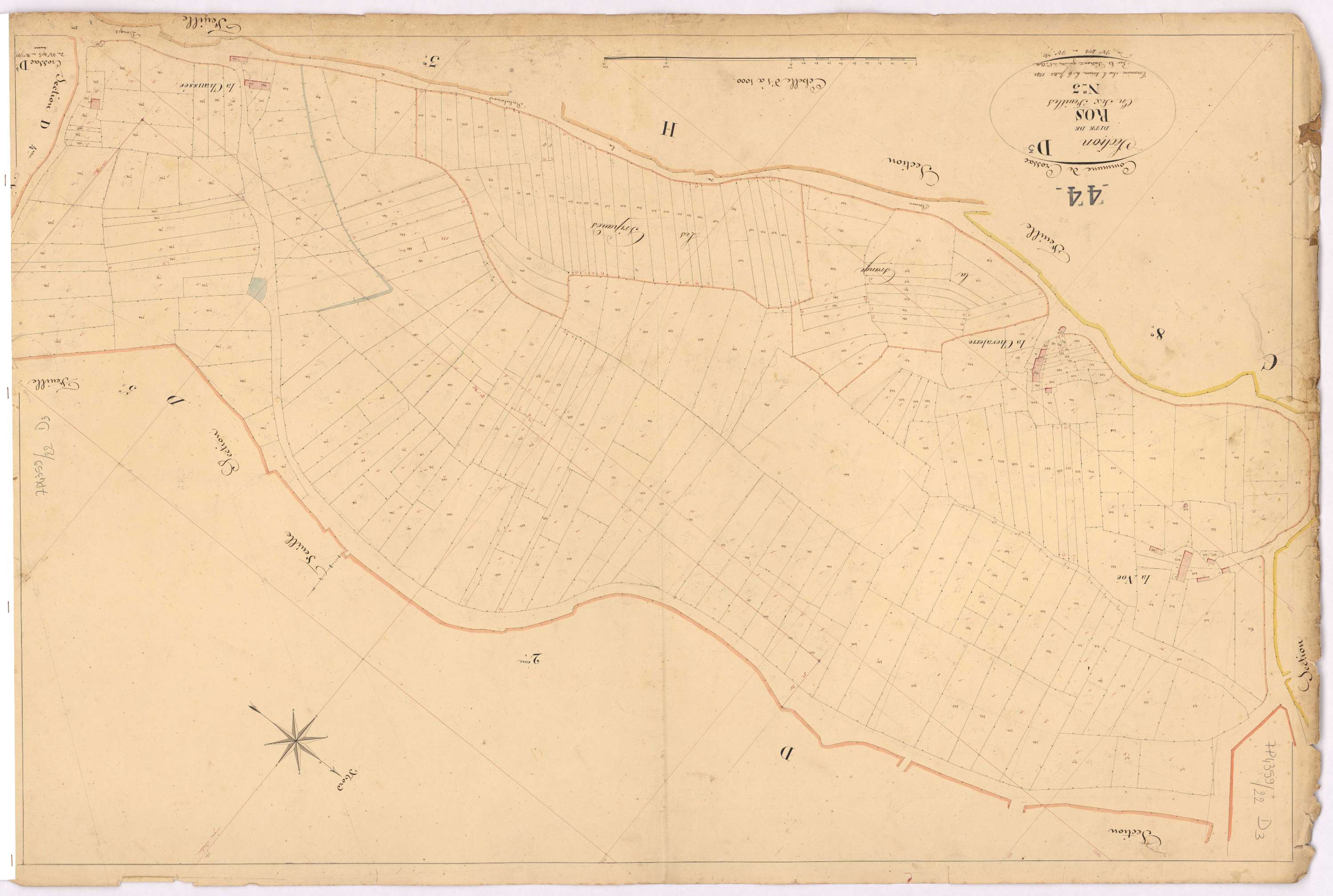 Crossac - Section D3 Ros (section de) ; 475-757