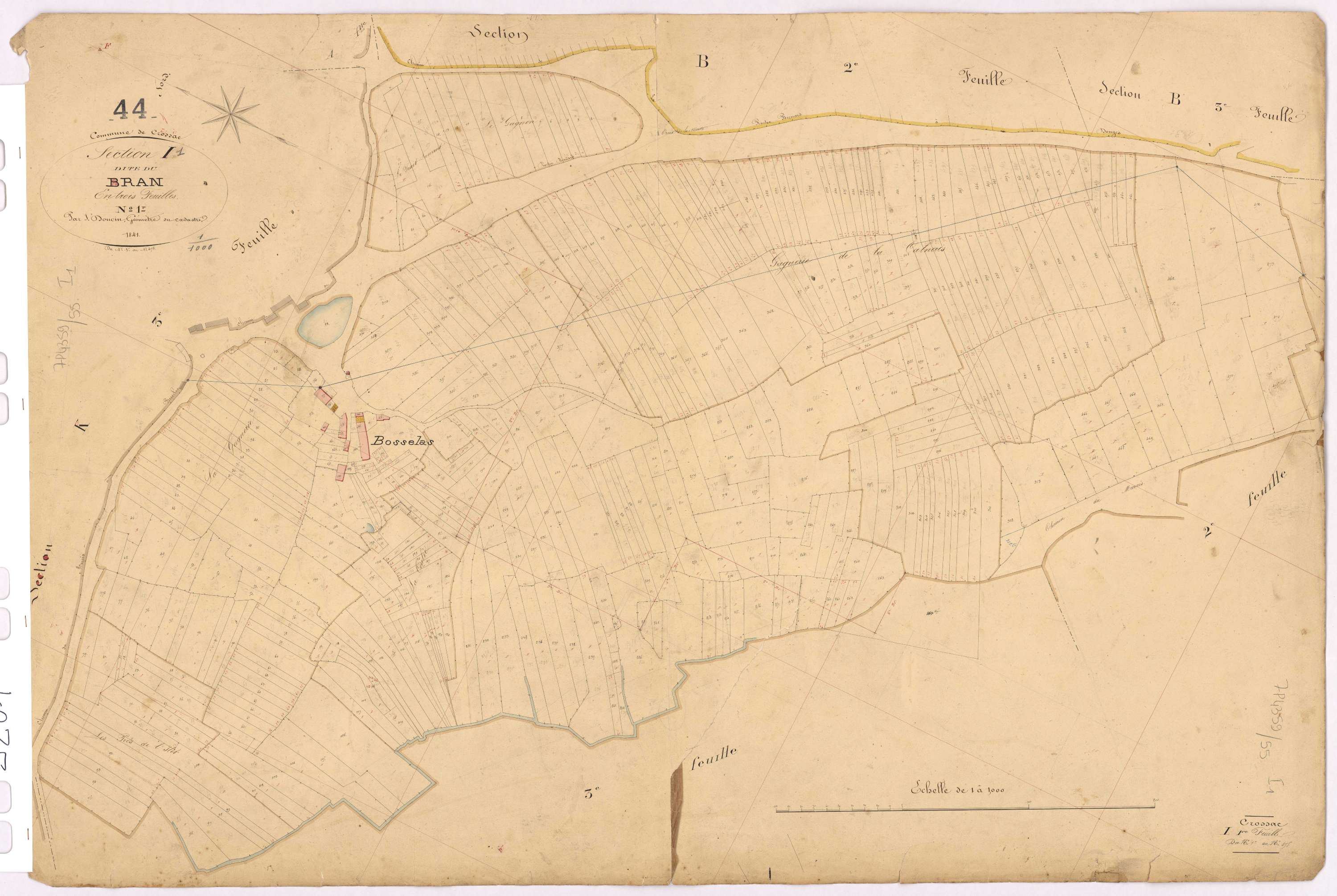 Crossac - Section I1 Bran (section du) ; 1-475