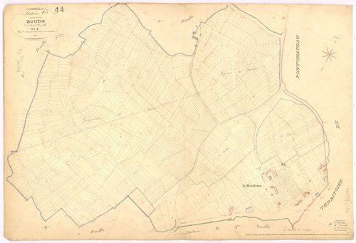 Crossac - Section C2 Bourg (section du) ; 279-882