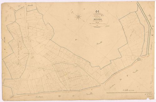 Crossac - Section C3 Bourg (section du) ; 883-1099