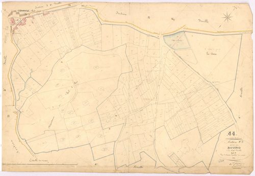 Crossac - Section C7 Bourg (section du) ; 2064-2294