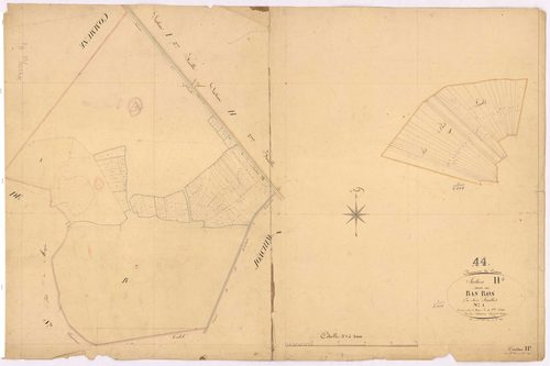 Crossac - Section H1 Bas Ros (section du) ; 1-358