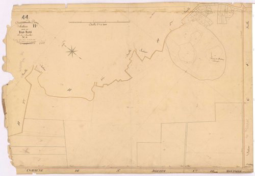 Crossac - Section H6 Bas Ros (section du) ; 1688-1741