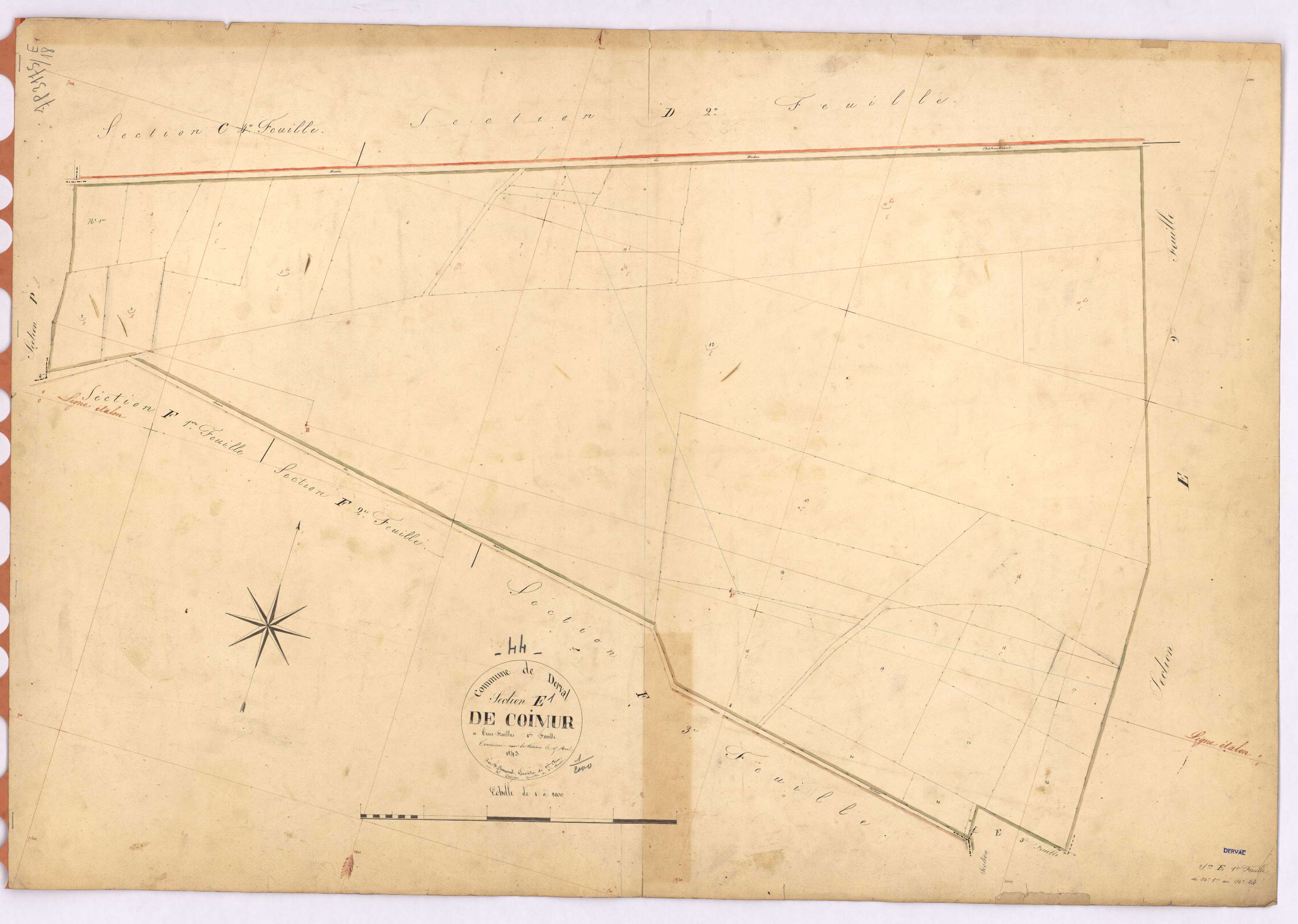 Derval - Section E1 Coimur (section de)