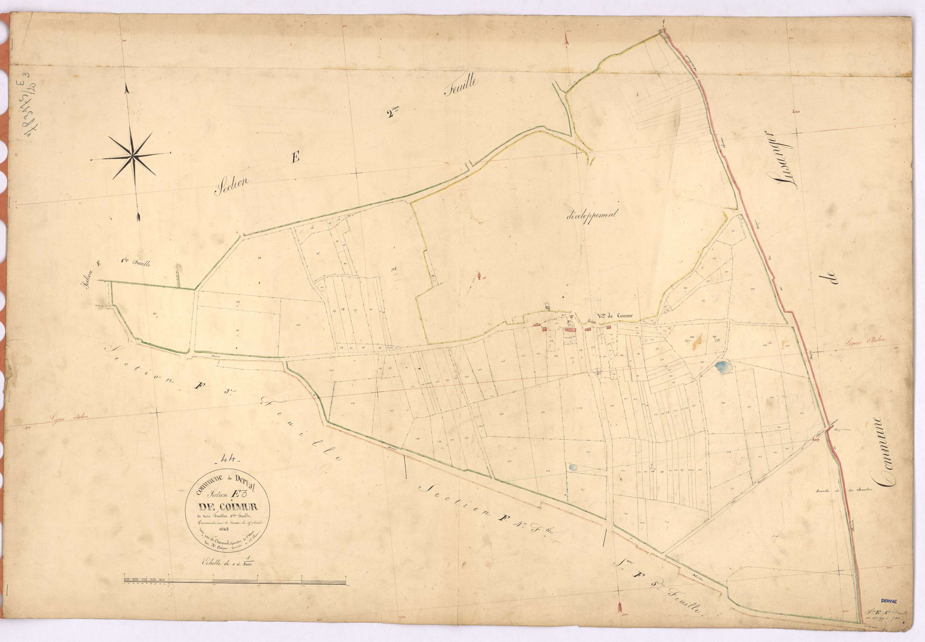 Derval - Section E3 Coimur (section de)