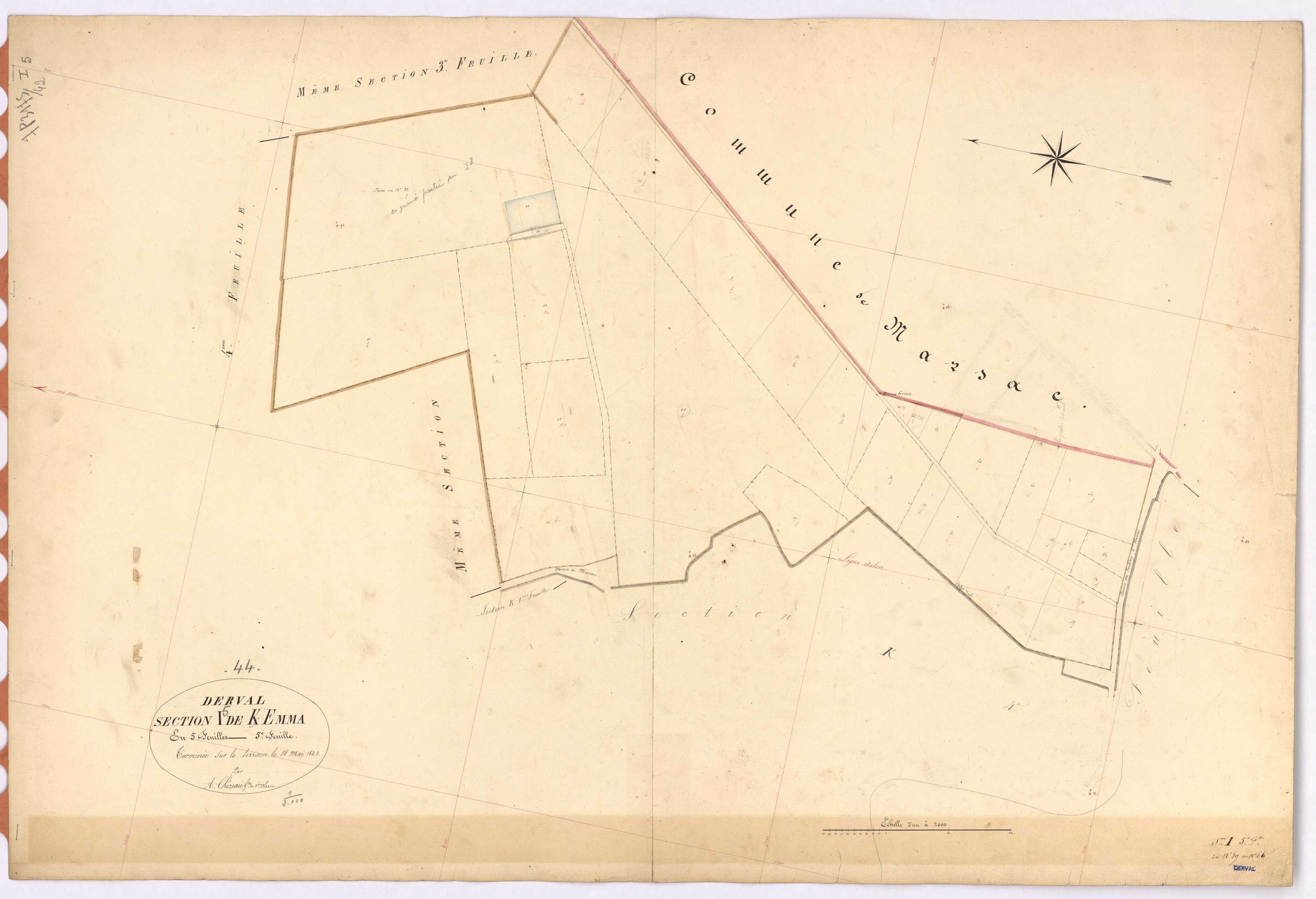 Derval - Section I5 Ker Emma (section de) ; 40-66