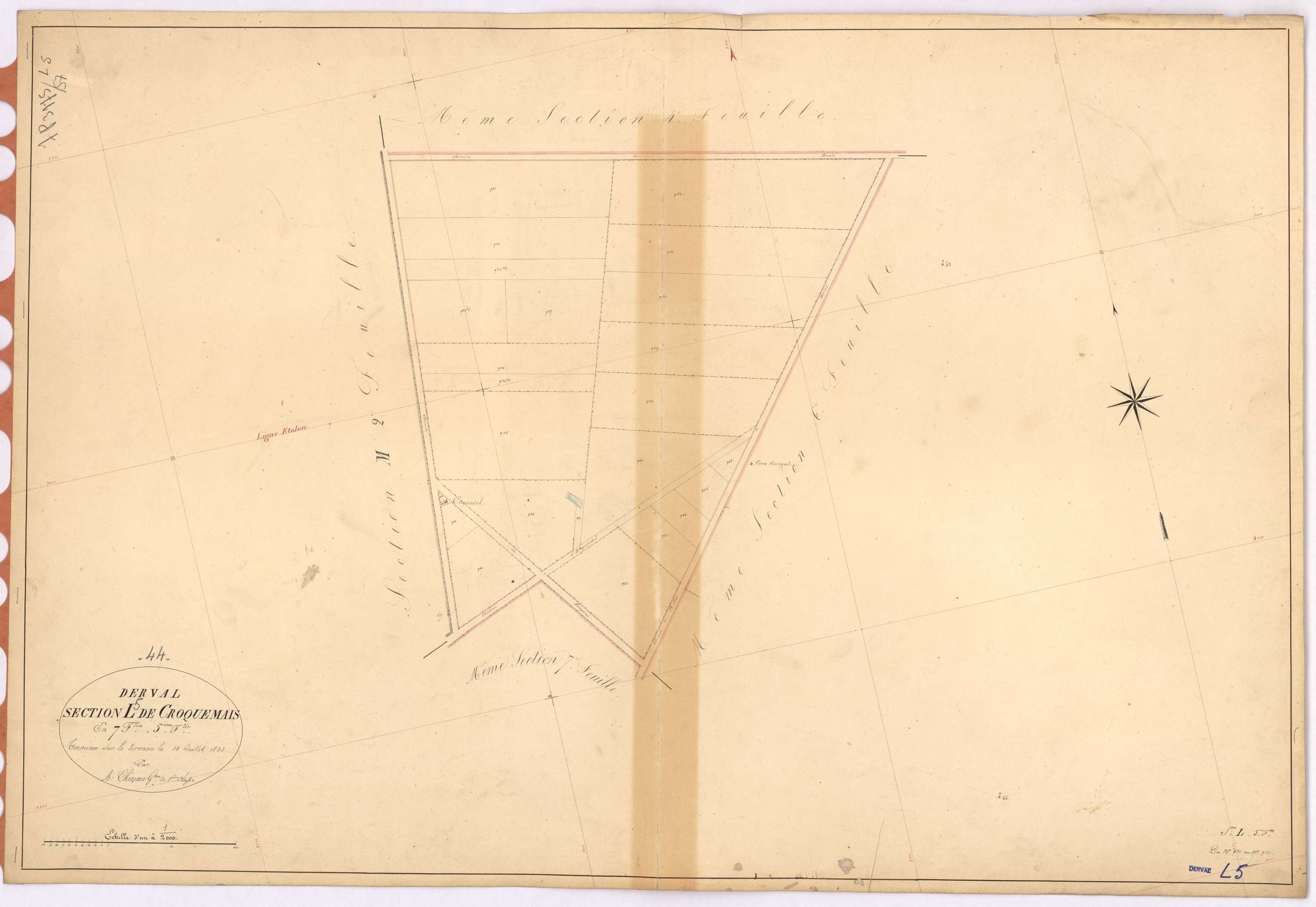 Derval - Section L5 Croquemais (section de) ; 931-952