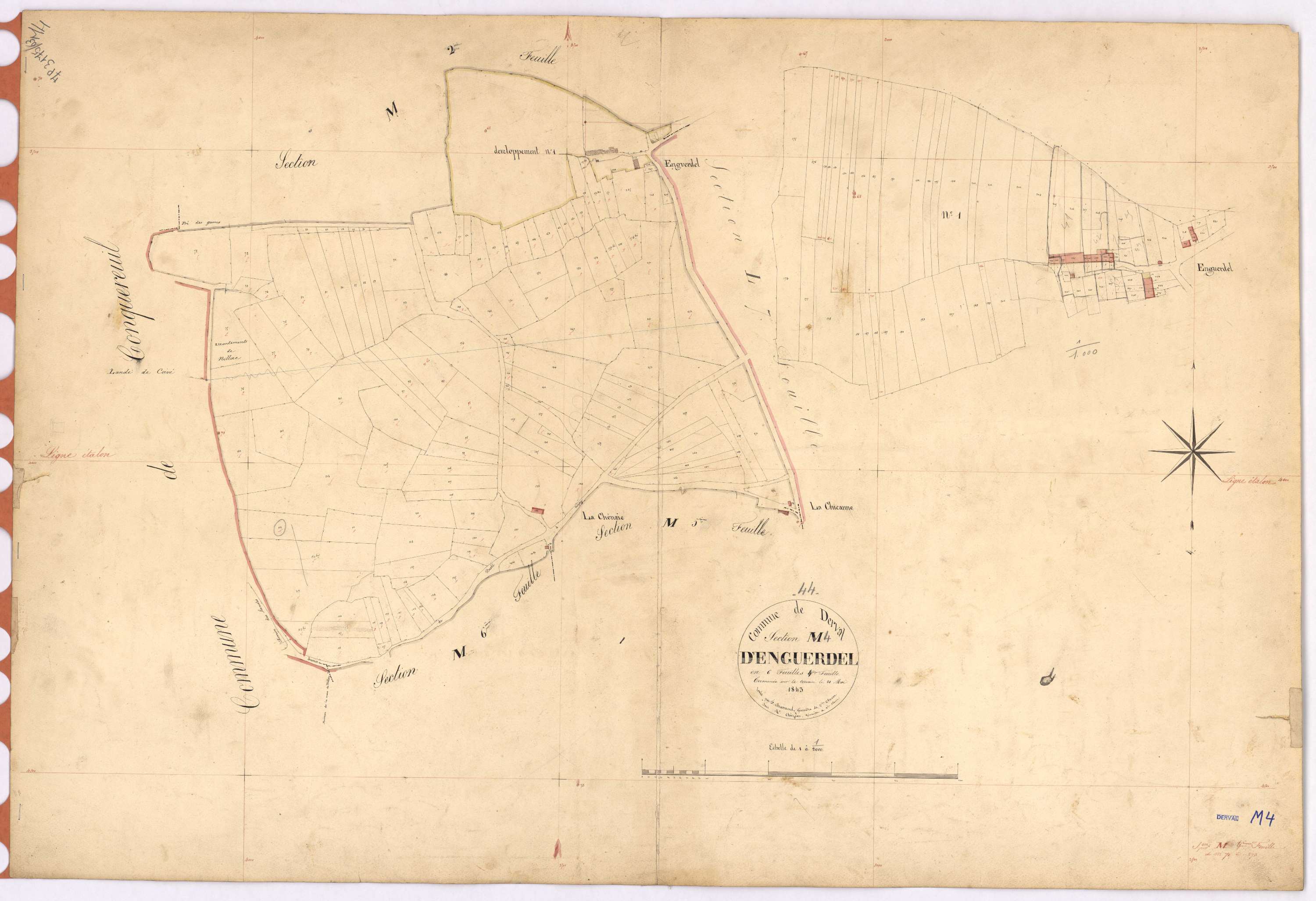 Derval - Section M4 Enguerdel (section d') ; 71-273