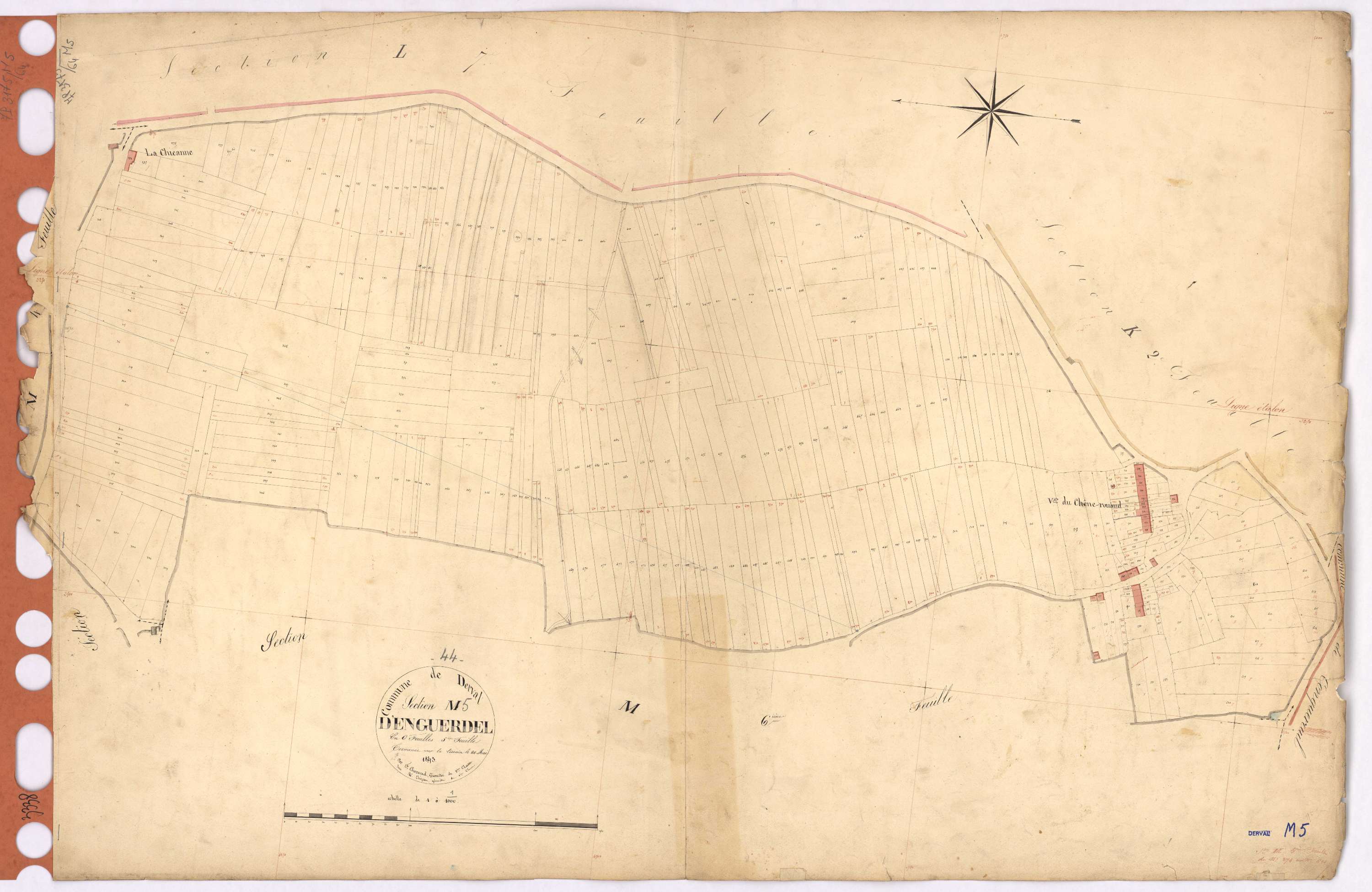 Derval - Section M5 Enguerdel (section d') ; 274-620