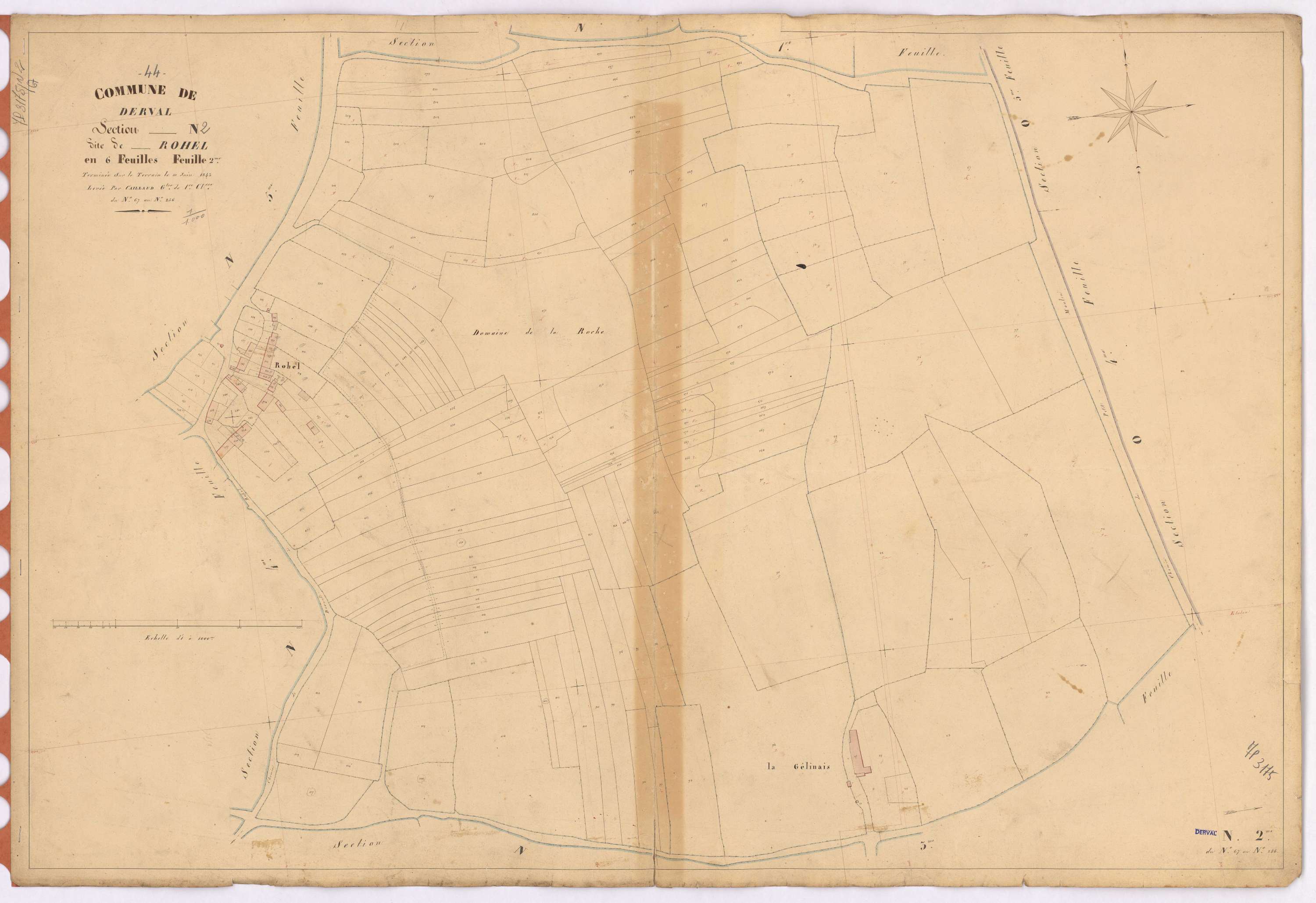 Derval - Section N2 Rohel (section de) ; 67-256