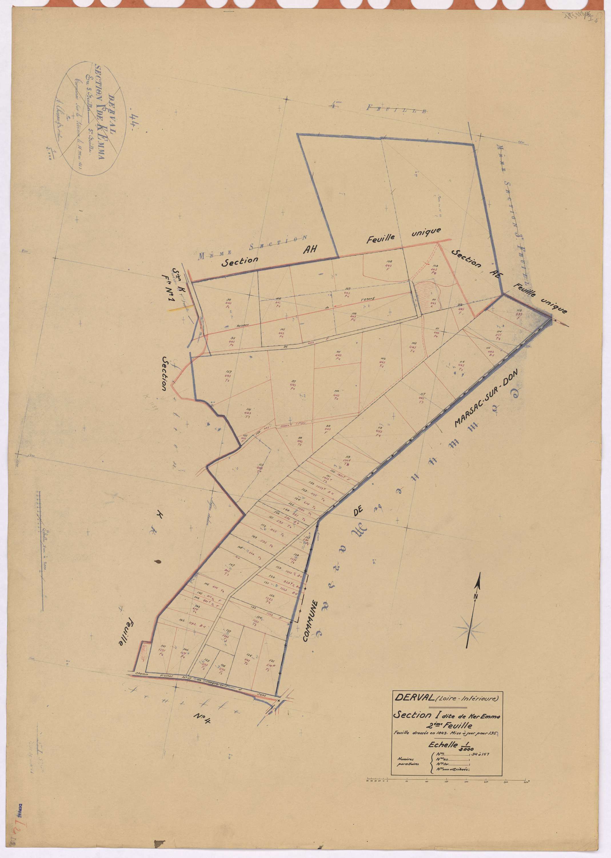Derval - Section I2 Ker Emma (section de) ; 94-157