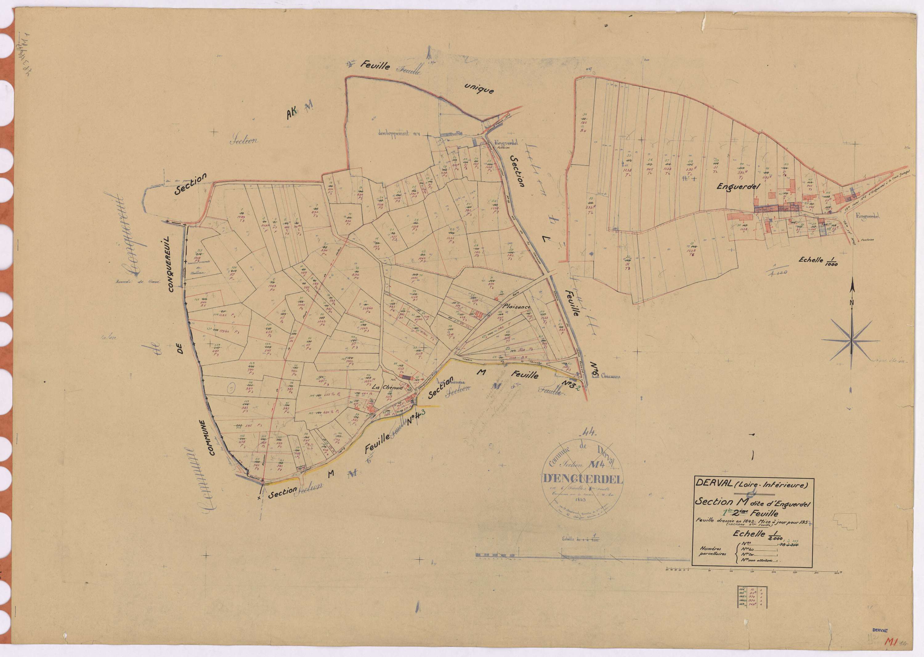 Derval - Section M1 Enguerdel (section d') ; 1-137