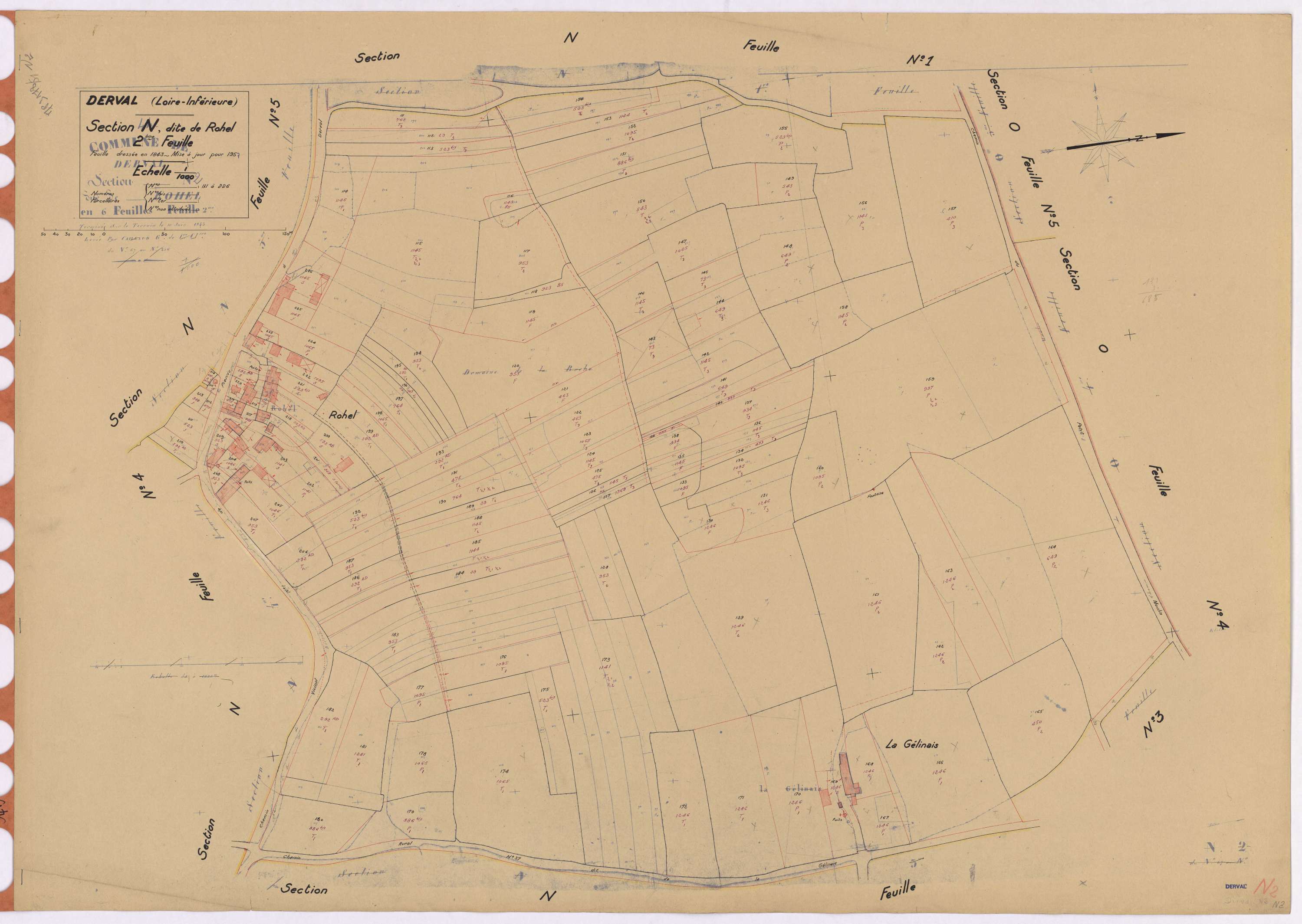 Derval - Section N2 Rohel (section de) ; 111-226