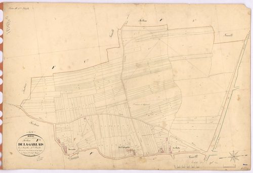 Derval - Section F4 Garlais (section de La) ; 665-892