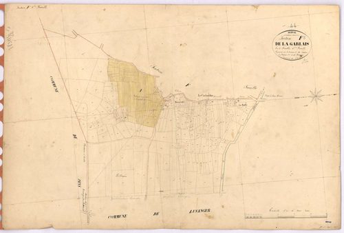 Derval - Section F5 Garlais (section de La) ; 893-1165