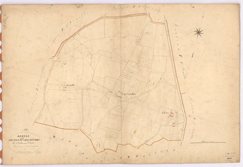 Derval - Section H1 Bois d'Indre (section du) ; 1-143