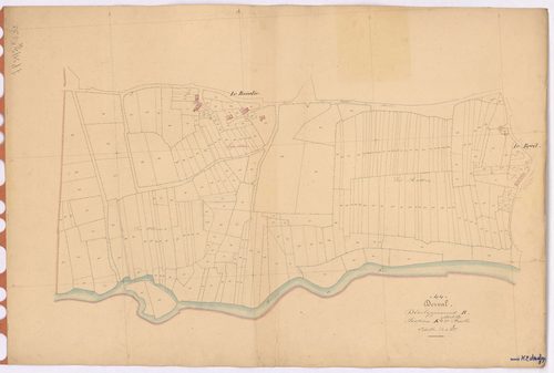 Derval - Section K2 (développement) Fond des Bois (section du) ; 91-720 ; développement de diverses parcelles